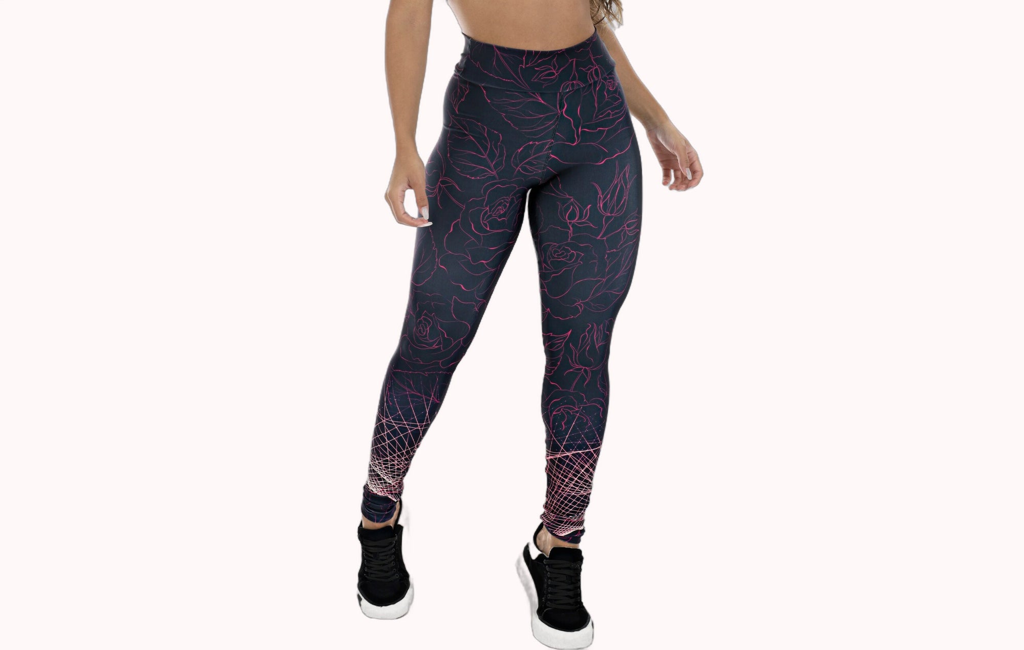 Calça legging preta sublimada – Doce Malícia