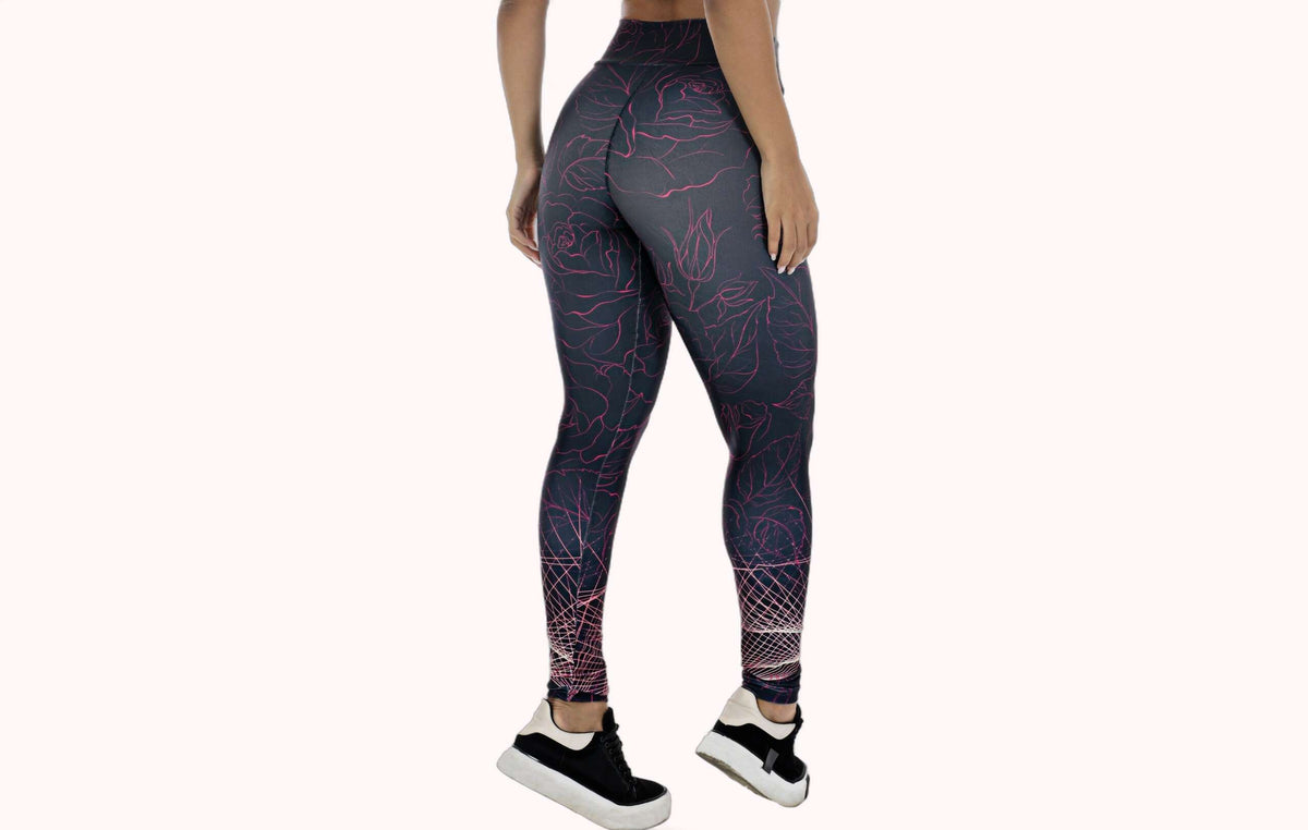 Calça legging preta sublimada – Doce Malícia