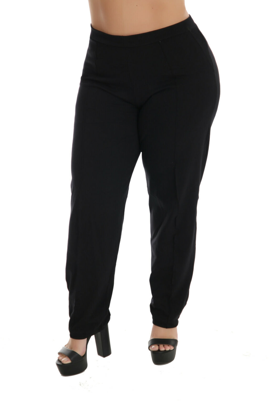Calça Plus Size Montaria Feminina em Preto – Doce Malícia