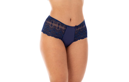 Calcinha sensual em renda em azul-Marinho – Doce Malícia