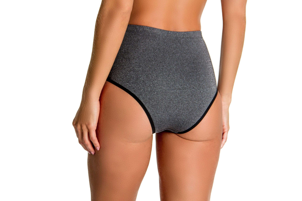 Calcinha cintura alta em supplex em Branco – Doce Malícia