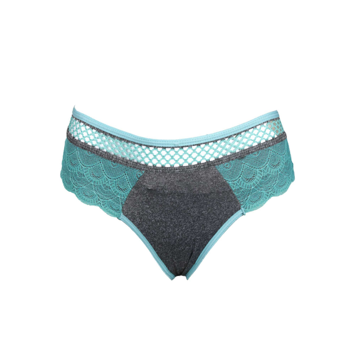 Calcinha com renda e elástico sport em Branco – Doce Malícia