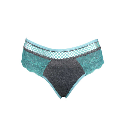 Calcinha com renda e elástico sport em Branco – Doce Malícia