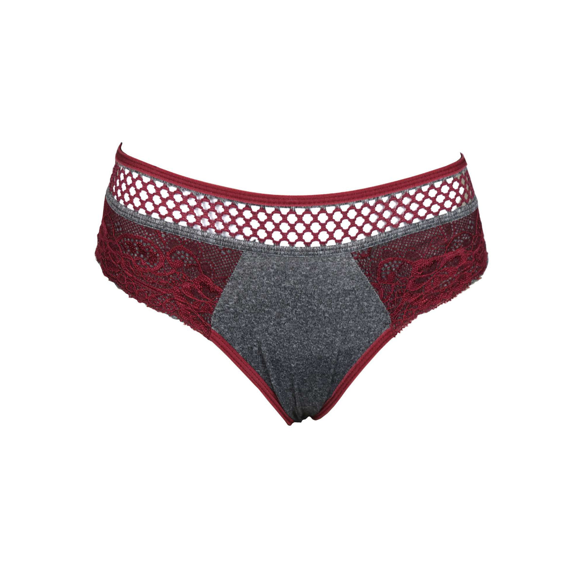 Calcinha com renda e elástico sport em Branco – Doce Malícia