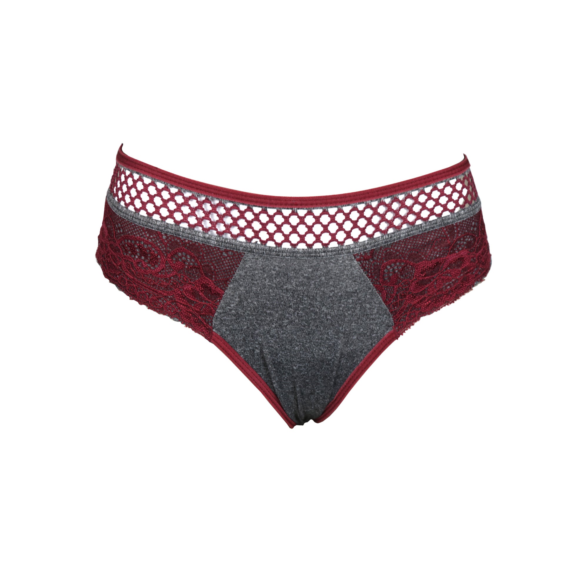 Calcinha com renda e elástico sport em Branco – Doce Malícia