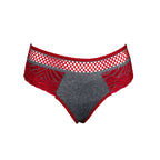 Calcinha com renda e elástico sport em Branco – Doce Malícia