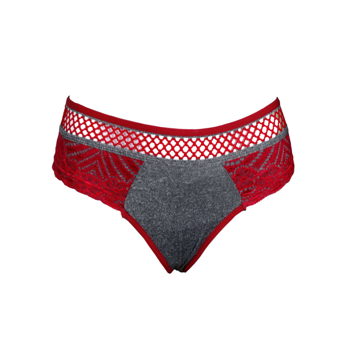 Calcinha com renda e elástico sport em Branco – Doce Malícia