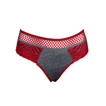 Calcinha com renda e elástico sport em Branco – Doce Malícia