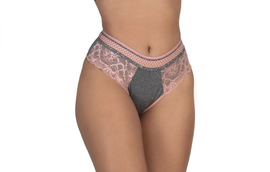 Calcinha com renda e elástico sport em Branco – Doce Malícia