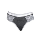 Calcinha com renda e elástico sport em Branco – Doce Malícia