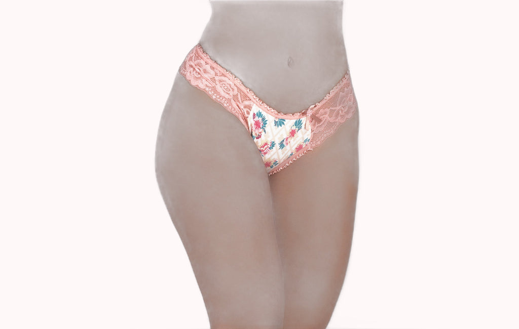 Calcinha estampada com aviamento cerejeira – Doce Malícia