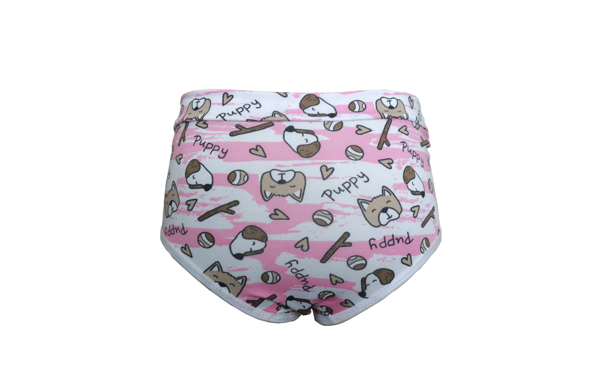 Calcinha Infantil Estampada em Branco – Doce Malícia