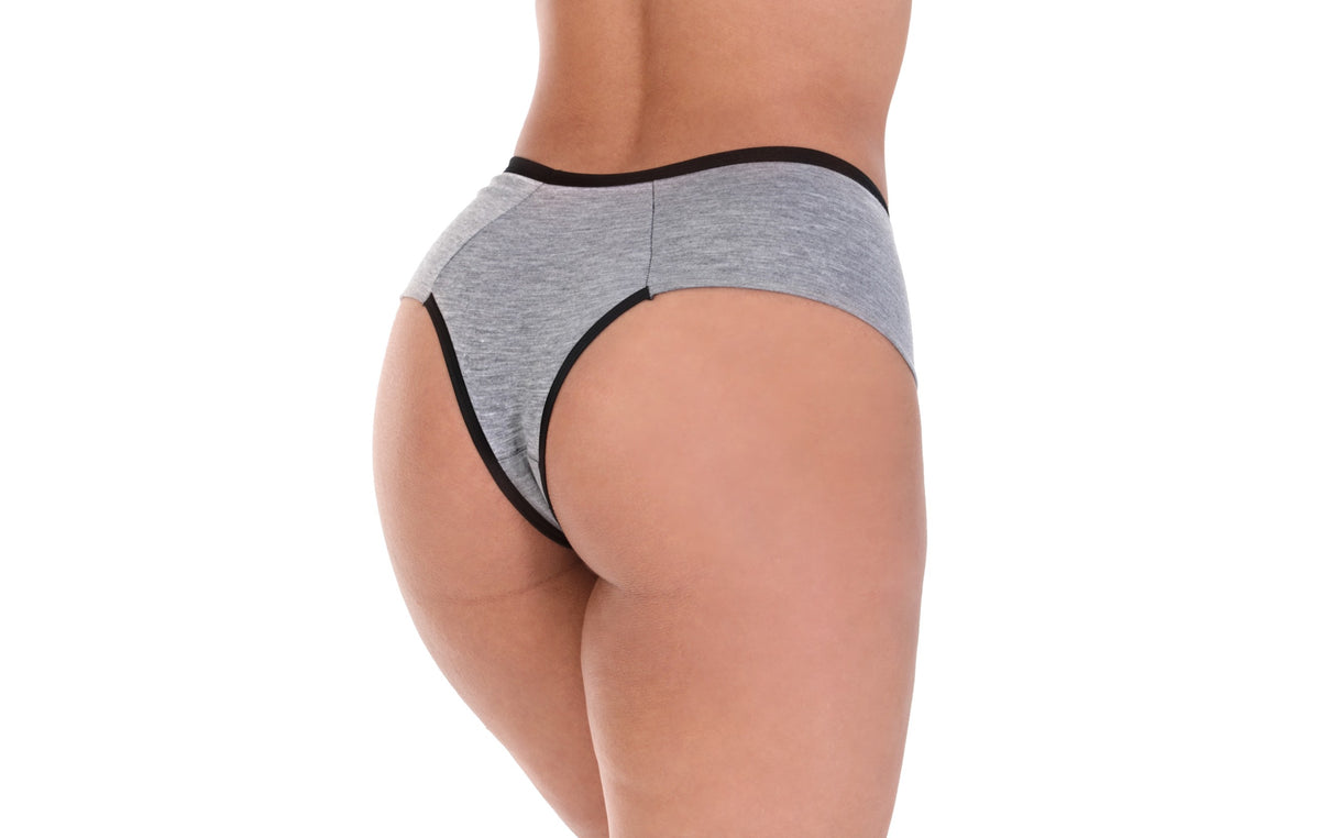 Calcinha mescla conforto em Branco – Doce Malícia