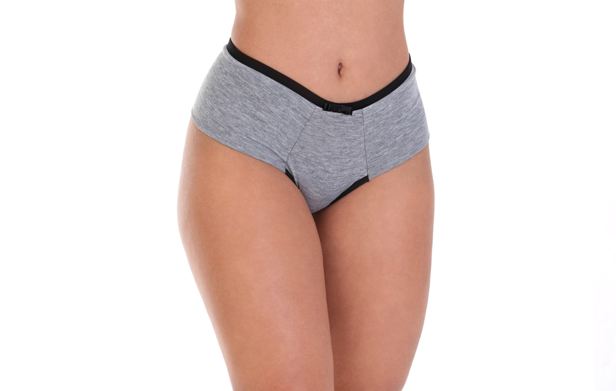 Calcinha mescla conforto em Branco – Doce Malícia