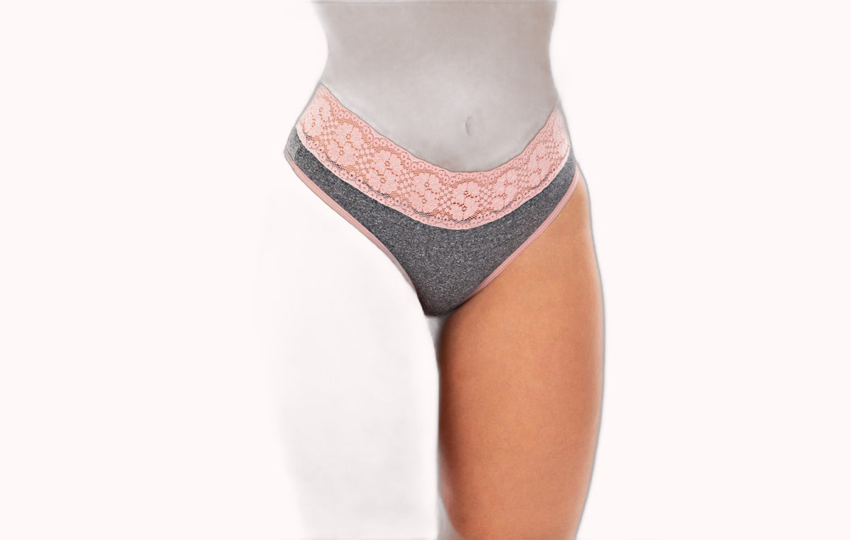 Calcinha mescla sensual com renda – Doce Malícia