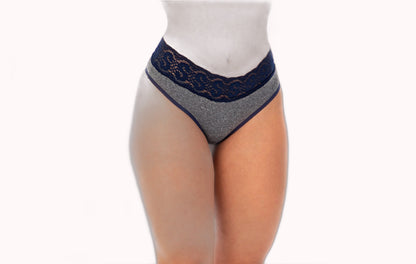 Calcinha mescla sensual com renda – Doce Malícia