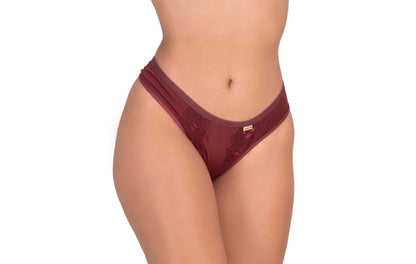 Calcinha sensual com renda em Aço – Doce Malícia