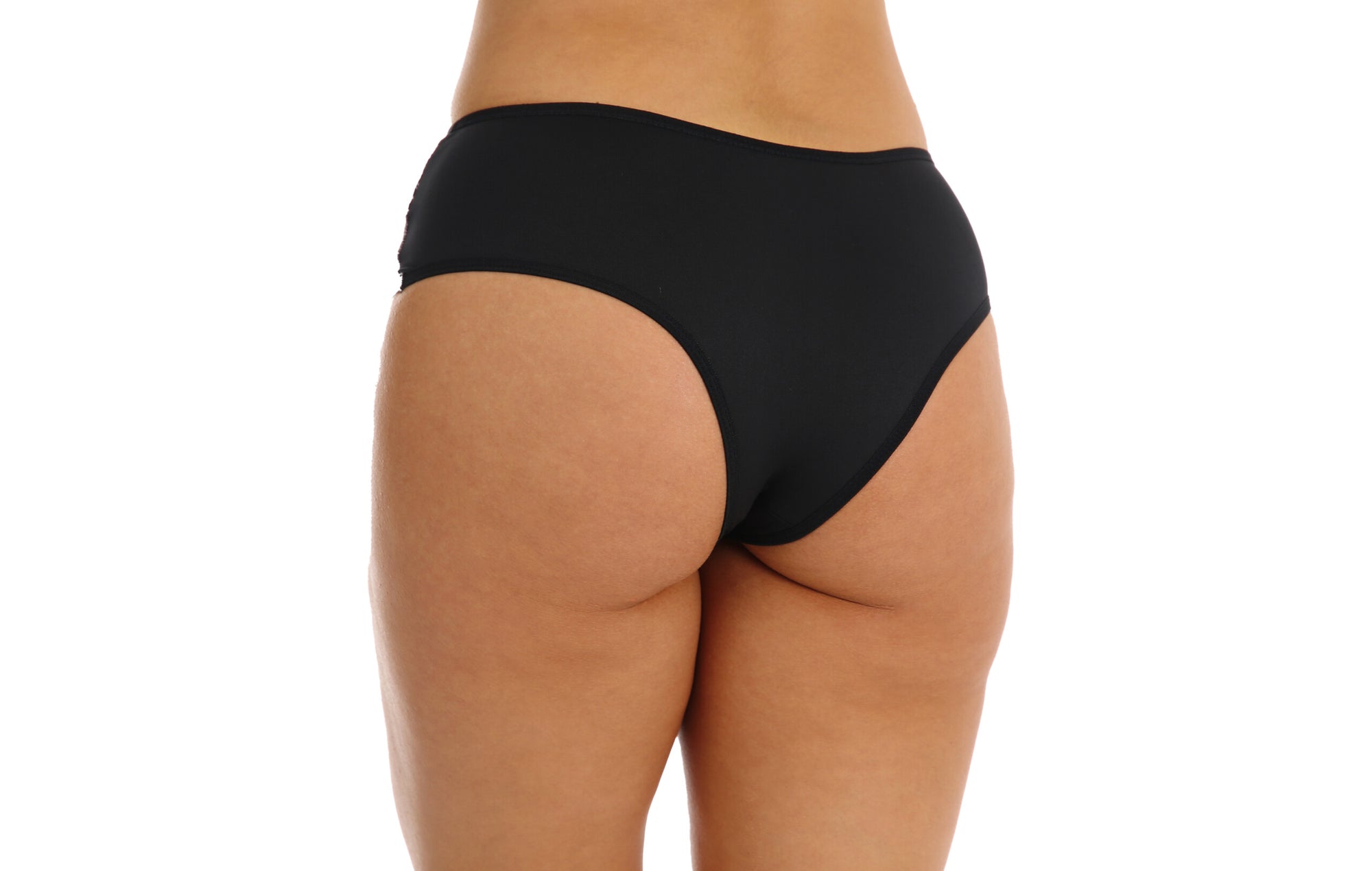 Calcinha conforto com renda colorida em Branco – Doce Malícia