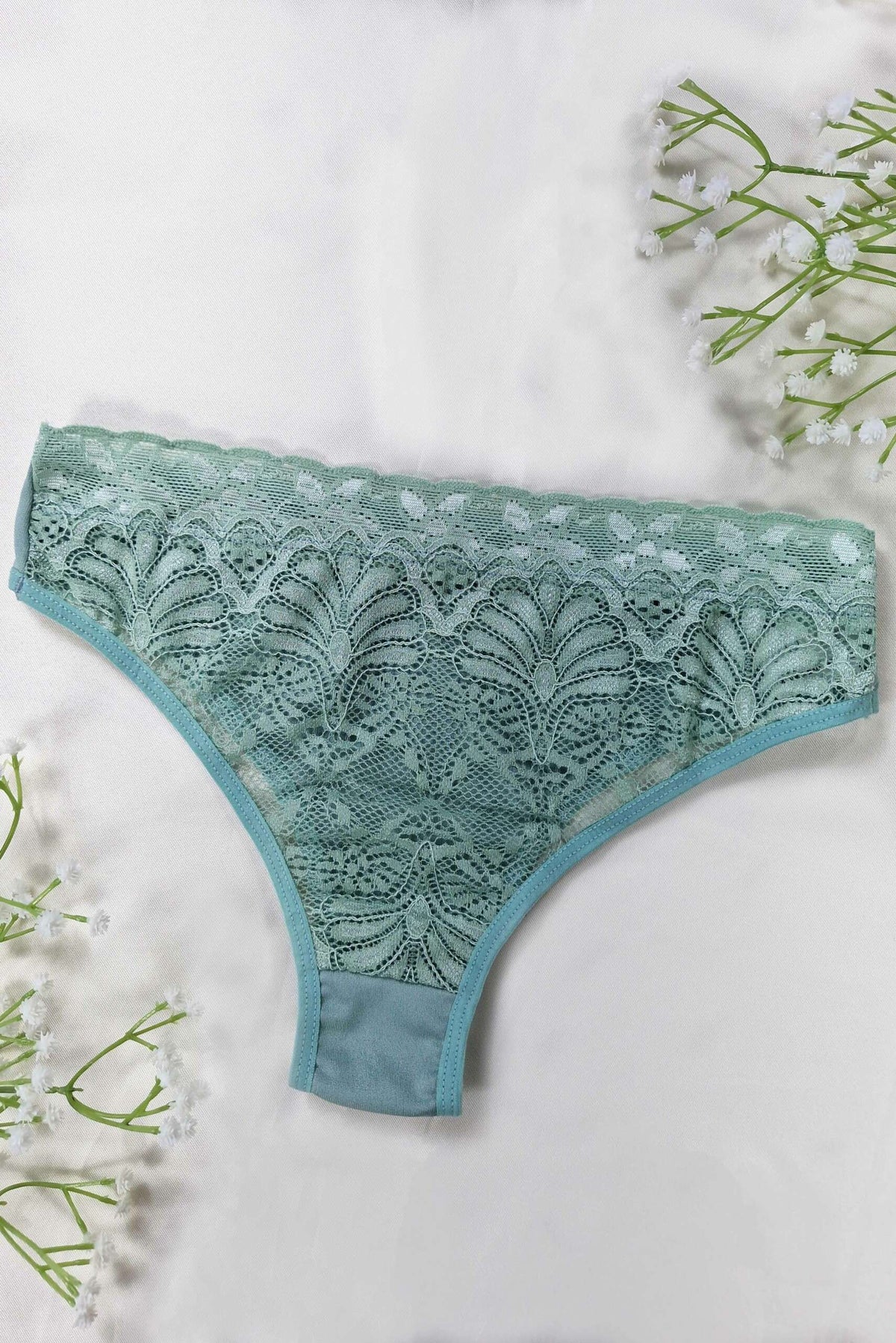Calcinha Conforto de Microfibra e Renda em Branco – Doce Malícia