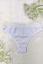 Calcinha Conforto de Microfibra e Renda em Branco – Doce Malícia
