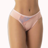 Calcinha de Pala Dupla Lateral com Renda Bicolor – Doce Malícia