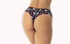 Calcinha em Suede Estampado com Renda – Doce Malícia
