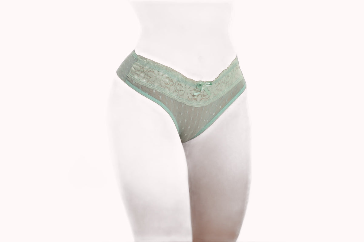 Calcinha Fio de Tule Poá – Doce Malícia