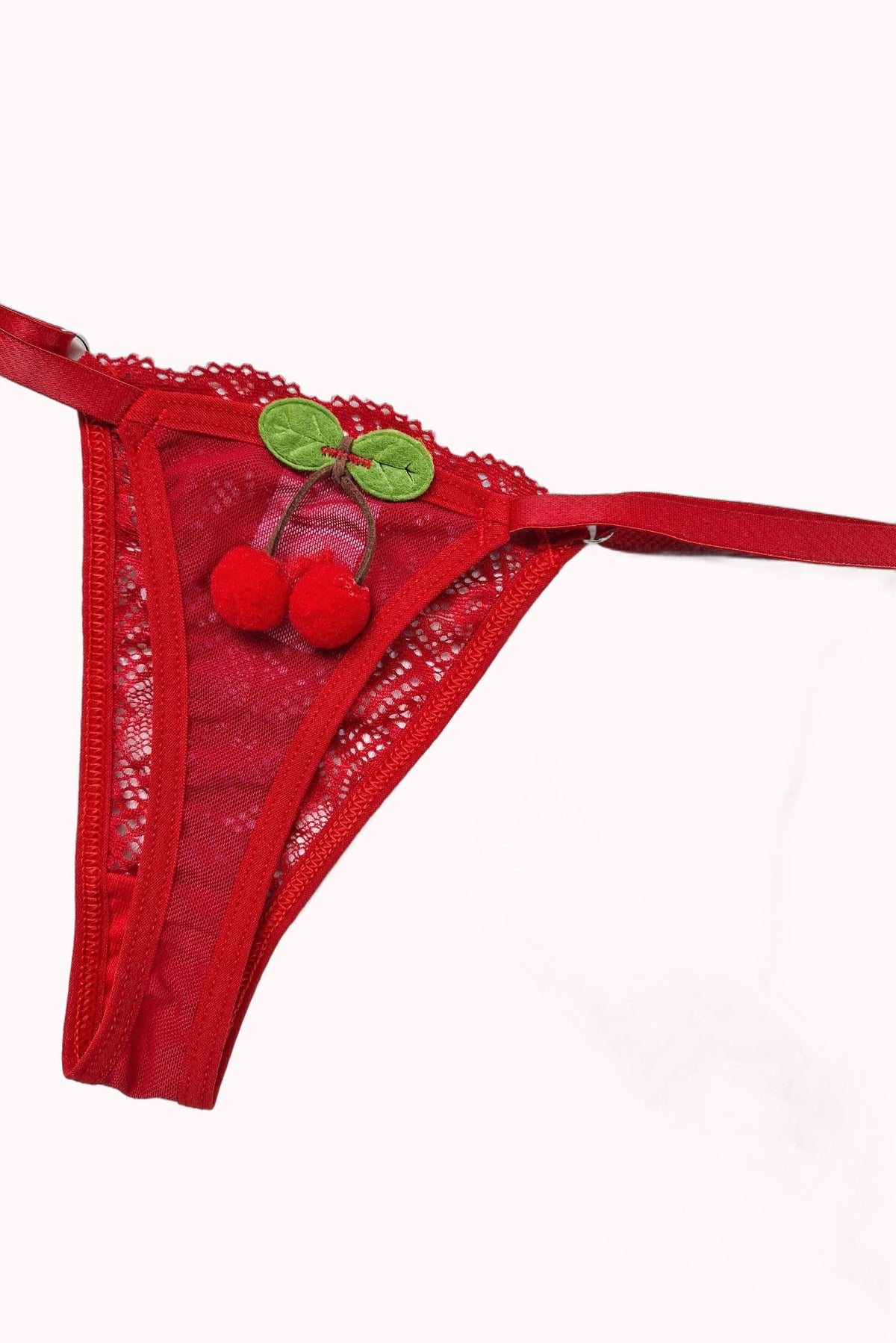 Calcinha Fio Dental de Tule com Perneira – Doce Malícia