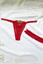 Calcinha Fio Dental de Tule em Branco – Doce Malícia