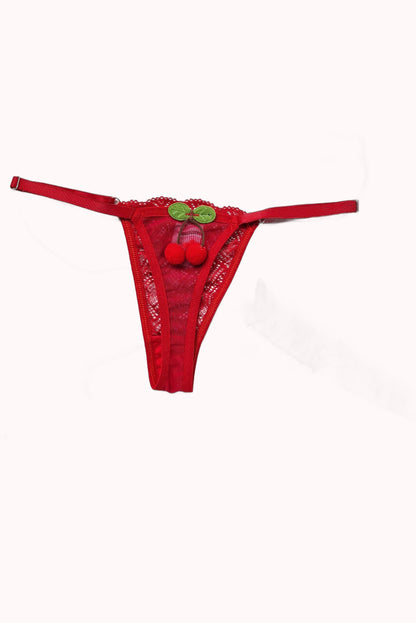 Calcinha Fio Dental de Tule com Perneira – Doce Malícia