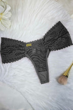 Calcinha Fio Duplo de Renda em Branco – Doce Malícia