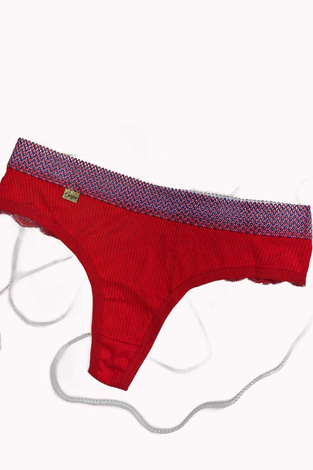 Calcinha Fio Sexy Canelado com Renda – Doce Malícia