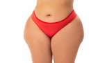 Calcinha Plus Size em algodão em azul-Marinho – Doce Malícia