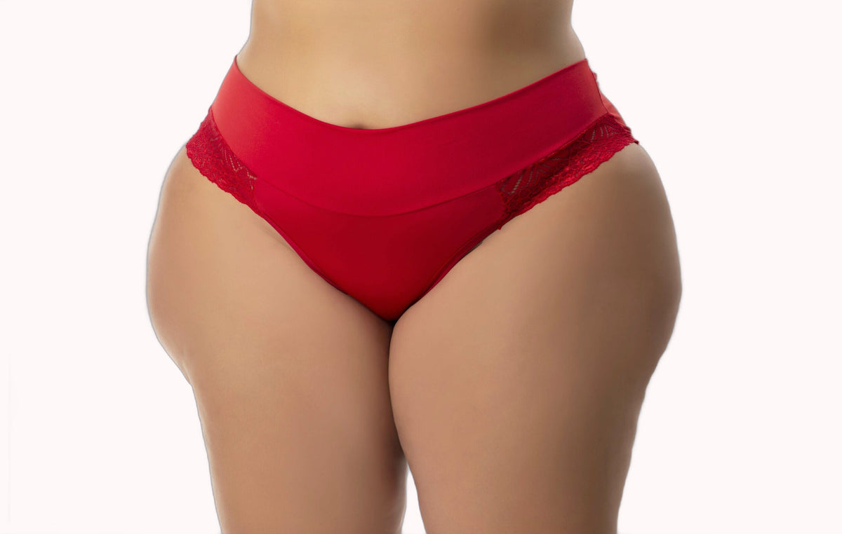 Calcinha Plus Size com Renda