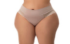 Calcinha Plus Size com Renda em Branco – Doce Malícia