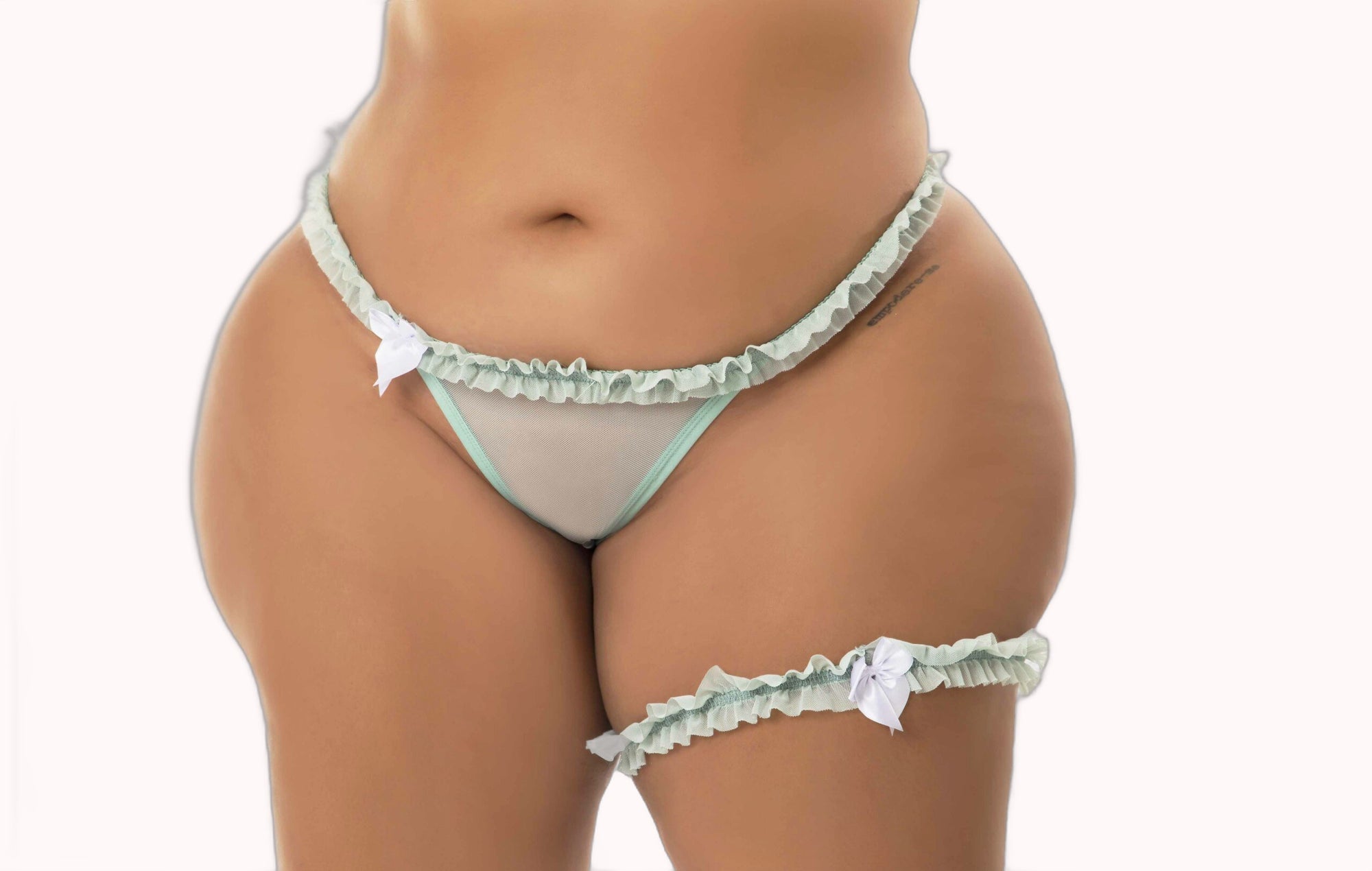 Calcinha Plus Size Sexy com Perneira – Doce Malícia
