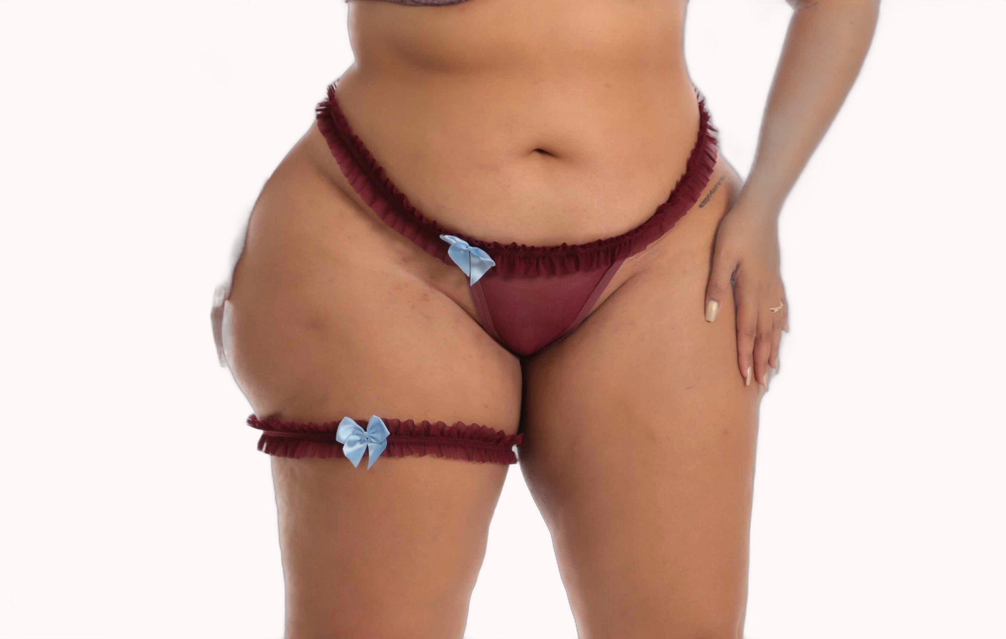 Calcinha Plus Size Sexy com Perneira – Doce Malícia