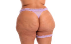 Calcinha Plus Size Sexy com Perneira em azul-Marinho – Doce Malícia