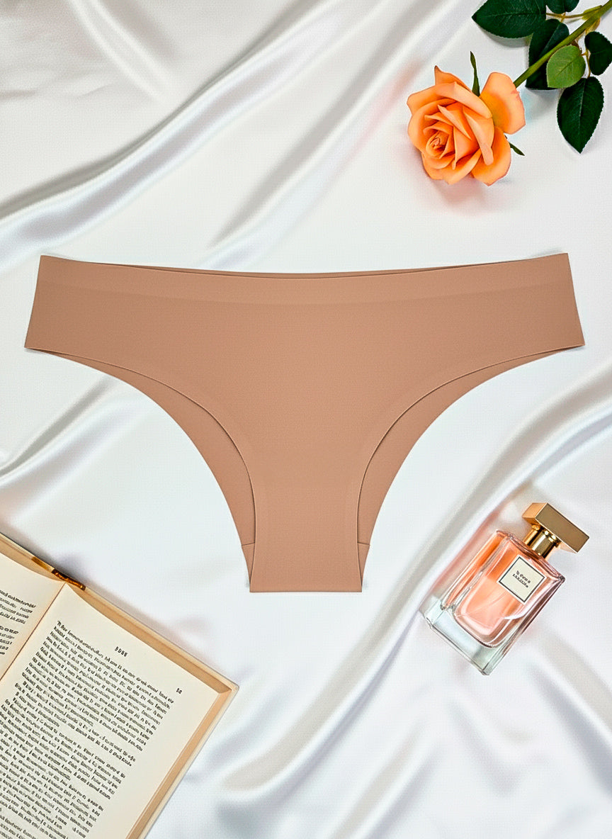Calcinha Tanga Sem Costura em Branco – Doce Malícia