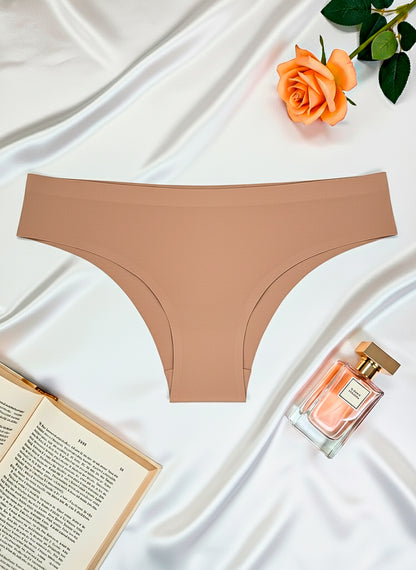 Calcinha Tanga Sem Costura em Branco – Doce Malícia