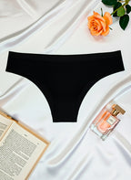 Calcinha Tanga Sem Costura em Branco – Doce Malícia