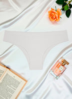 Calcinha Tanga Sem Costura em Branco – Doce Malícia