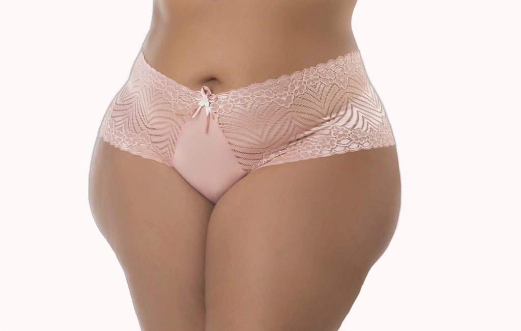 Calesson Plus Size com Lateral em Renda – Doce Malícia