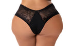 Calesson Plus Size com Lateral em azul-Marinho – Doce Malícia