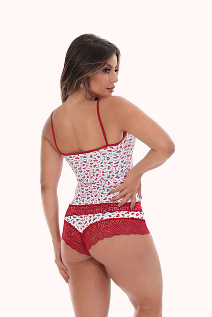 Camisete em algodão estampado – Doce Malícia