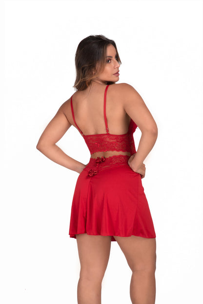 Camisola com renda nas costas em Branco – Doce Malícia