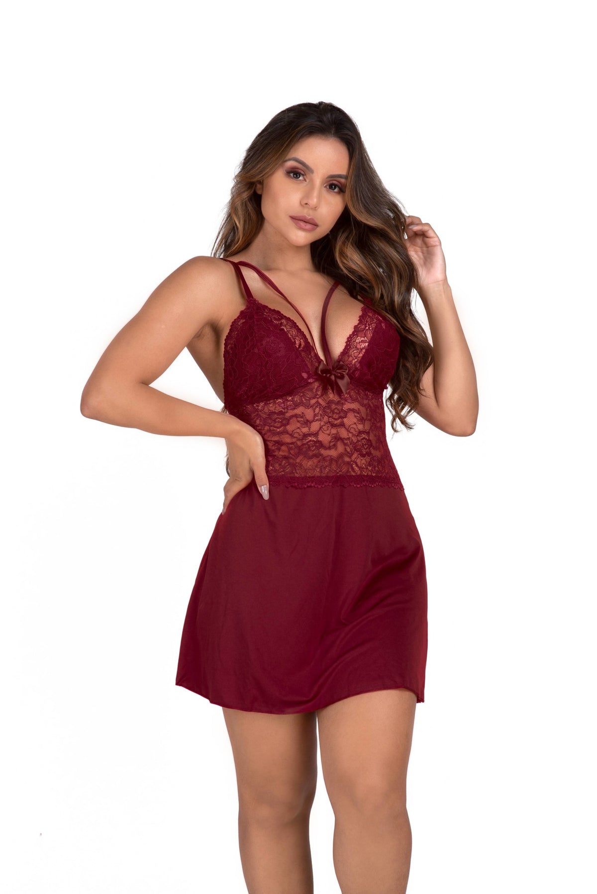 Camisola com renda nas costas em Branco – Doce Malícia