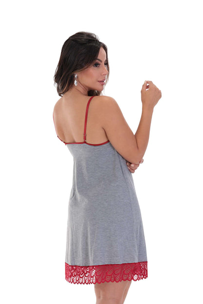 Camisola de amamentação em algodão em Branco – Doce Malícia