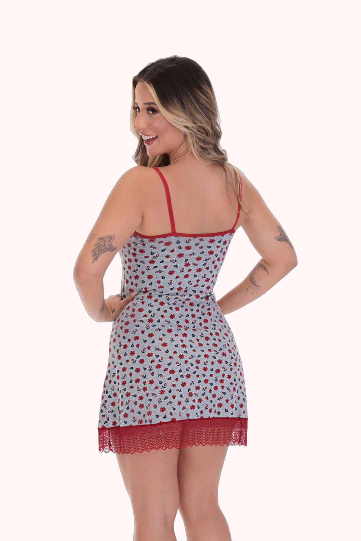 Camisola em algodão estampado – Doce Malícia