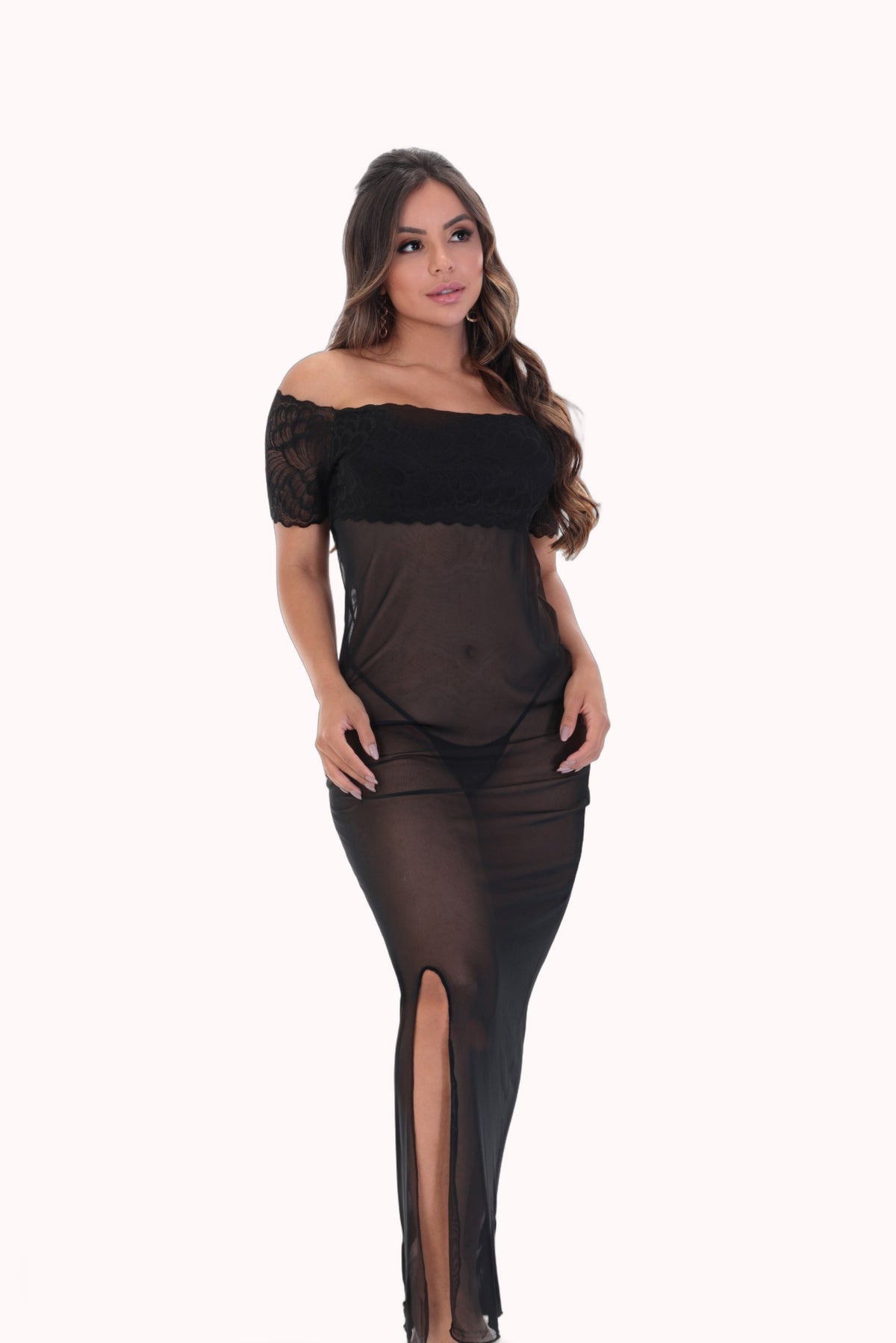 Camisola longa em tule – Doce Malícia